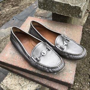 Coach Silver Driving Shoes